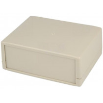 ; Enclosure: with panel; X: 130mm; Y: 100mm; Z: 50mm; ABS; grey; IP43; COMBIPLAST