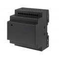 ; Enclosure: for DIN rail mounting; Y: 76mm; X: 92mm; Z: 60mm; black; COMBIPLAST