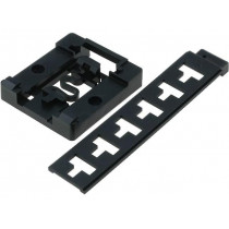 ; DIN rail mounting bracket; black; COMBIPLAST ; DIN rail mounting bracket; black; COMBIPLAST