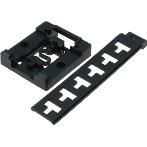 ; DIN rail mounting bracket; black; COMBIPLAST ; DIN rail mounting bracket; black; COMBIPLAST