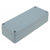 ; Enclosure: multipurpose; X: 64mm; Y: 150mm; Z: 36mm; aluminium; grey; COMBIPLAST ; Enclosure: multipurpose; X: 64mm; Y: 150mm; Z: 36mm; aluminium; grey; COMBIPLAST