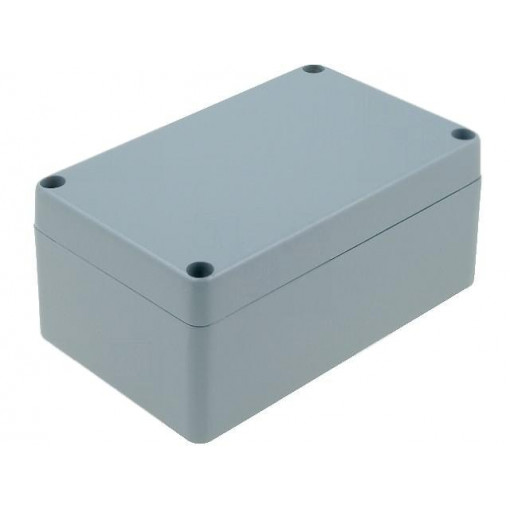 ; Enclosure: multipurpose; X: 80mm; Y: 125mm; Z: 58mm; aluminium; grey; COMBIPLAST ; Enclosure: multipurpose; X: 80mm; Y: 125mm; Z: 58mm; aluminium; grey; COMBIPLAST