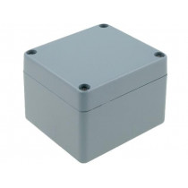 ; Enclosure: multipurpose; X: 70mm; Y: 80mm; Z: 57mm; aluminium; grey; COMBIPLAST ; Enclosure: multipurpose; X: 70mm; Y: 80mm; Z: 57mm; aluminium; grey; COMBIPLAST