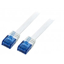 CP0137; Patch cord; U/UTP; 5e; stranded; CCA; PVC; white; 5m; 30AWG; LOGILINK
