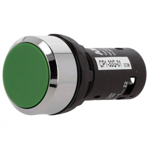 1SFA619100R3041; Switch: push-button; Stabl.pos: 1; NC; 1A/240VAC; 0.3A/24VDC; 22mm; ABB