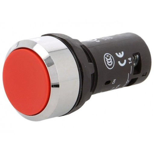 1SFA619100R3011; Switch: push-button; Stabl.pos: 1; NO; 1A/240VAC; 0.3A/24VDC; 22mm; ABB