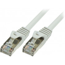 CP1112D; Patch cord; SF/UTP; 5e; stranded; CCA; PVC; grey; 20m; 26AWG; LOGILINK