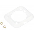 CP299903; Socket gasket; white; Case: XLR standard; 19x24mm; CLIFF CP299903; Socket gasket; white; Case: XLR standard; 19x24mm; CLIFF
