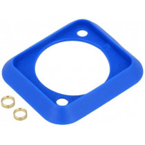CP299908; Socket gasket; blue; Case: XLR standard; 19x24mm; CLIFF