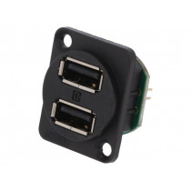 CP30100; Socket; USB A; for panel mounting,countersunk screw hole,screw; CLIFF