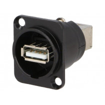 CP30114; Adapter; USB A socket-front,USB B socket-back; FT; USB 2.0; CLIFF