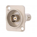 CP30123; Coupler; BNC socket,both sides; insulated; 50Ω; silver; Series: FT; CLIFF CP30123; Coupler; BNC socket,both sides; insulated; 50Ω; silver; Series: FT; CLIFF