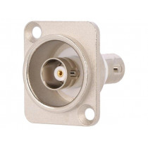 CP30123; Coupler; BNC socket,both sides; insulated; 50Ω; silver; Series: FT; CLIFF
