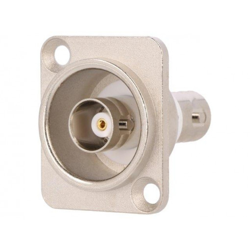 CP30123; Coupler; BNC socket,both sides; insulated; 50Ω; silver; Series: FT; CLIFF