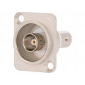 CP30124; Coupler; BNC socket,both sides; insulated; 75Ω; silver; Series: FT; CLIFF CP30124; Coupler; BNC socket,both sides; insulated; 75Ω; silver; Series: FT; CLIFF