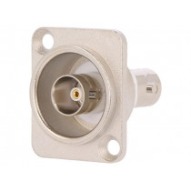 CP30124; Coupler; BNC socket,both sides; insulated; 75Ω; silver; Series: FT; CLIFF