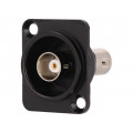 CP30125; Coupler; BNC socket,both sides; insulated; 50Ω; black; Series: FT; CLIFF CP30125; Coupler; BNC socket,both sides; insulated; 50Ω; black; Series: FT; CLIFF