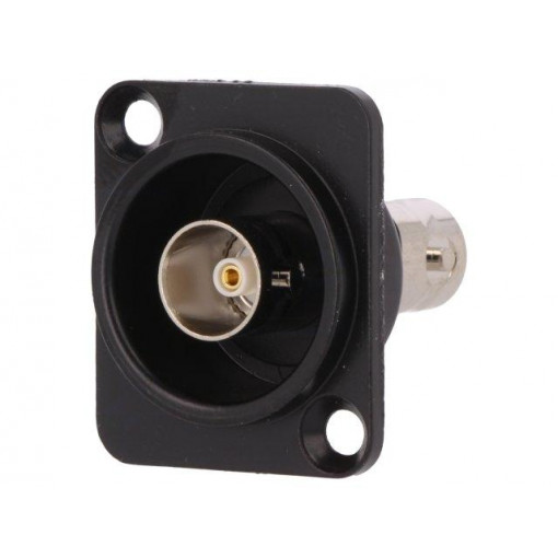 CP30126; Coupler; BNC socket,both sides; insulated; 75Ω; black; Series: FT; CLIFF