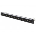 CP30170; Coupler; patch panel; BNC socket,both sides; RACK; 75Ω; screw; CLIFF