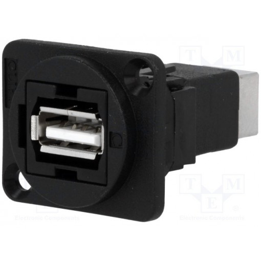 CP30209N; Coupler; USB A socket,USB B socket; FT; USB 2.0; plastic; 19x24mm; CLIFF