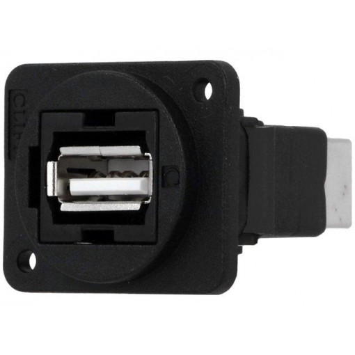 CP30209NX; Coupler; USB A socket,USB B socket; FT; USB 2.0; plastic; 19x24mm; CLIFF