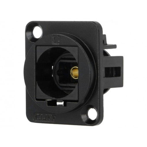 CP30217MB; Connector: fiber optic; coupler; Toslink socket,both sides; CLIFF