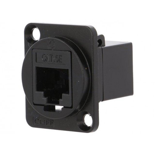 CP30220MB; Coupler; FT; Cat: 5e; Layout: 8p8c; RJ45 socket,both sides; 19x24mm; CLIFF