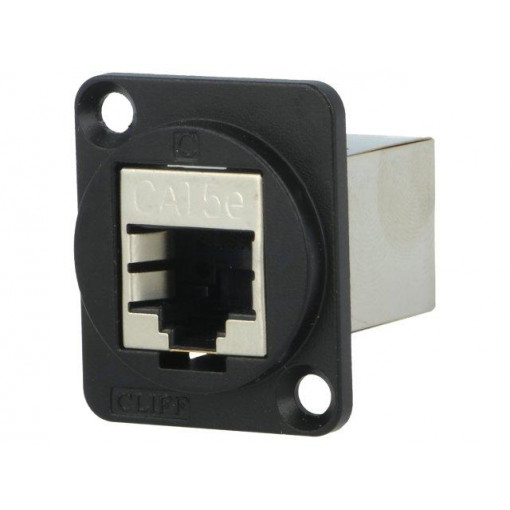 CP30220SMB; Coupler; FT; Cat: 5e; shielded; Layout: 8p8c; Case: XLR standard; CLIFF