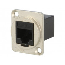 CP30222M; Coupler; FT; Cat: 6; Layout: 8p8c; RJ45 socket,both sides; 19x24mm; CLIFF