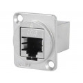 CP30222SM; Coupler; FT; Cat: 6; shielded; Layout: 8p8c; RJ45 socket,both sides; CLIFF