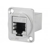 CP30222SM; Coupler; FT; Cat: 6; shielded; Layout: 8p8c; RJ45 socket,both sides; CLIFF