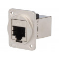 CP30222SM3; Coupler; FT; Cat: 6; shielded; Layout: 8p8c; RJ45 socket,both sides; CLIFF