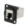 CP30222SMB; Coupler; FT; Cat: 6; shielded; Layout: 8p8c; RJ45 socket,both sides; CLIFF