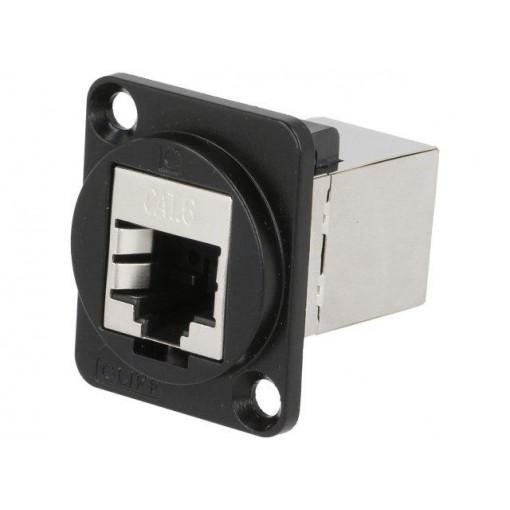 CP30222SMB; Coupler; FT; Cat: 6; shielded; Layout: 8p8c; RJ45 socket,both sides; CLIFF