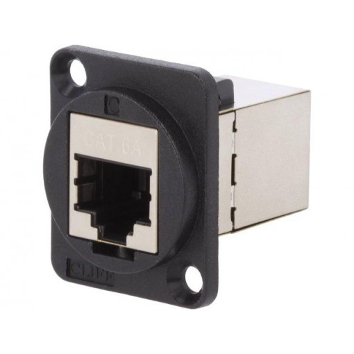 CP30225S; Coupler; FT; Cat: 6a; shielded; Layout: 8p8c; Case: XLR standard; CLIFF