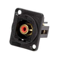 CP30230; Coupler; RCA socket,both sides; Case: XLR standard; 19x24mm; CLIFF
