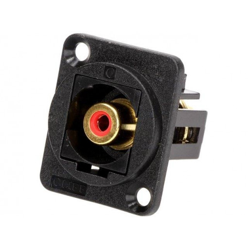 CP30230; Coupler; RCA socket,both sides; Case: XLR standard; 19x24mm; CLIFF