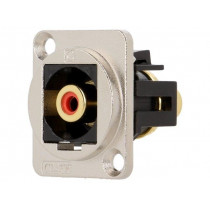 CP30230M; Coupler; RCA socket,both sides; Case: XLR standard; 19x24mm; CLIFF