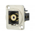 CP30231M; Coupler; RCA socket,both sides; Case: XLR standard; 19x24mm; CLIFF CP30231M; Coupler; RCA socket,both sides; Case: XLR standard; 19x24mm; CLIFF