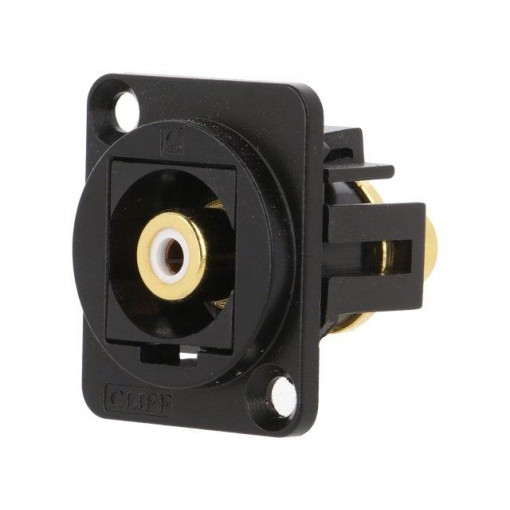 CP30231MB; Coupler; RCA socket,both sides; Case: XLR standard; 19x24mm; CLIFF
