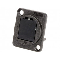 CP30241; Protection cap; black; plastic; Case: XLR standard; 19x24mm; CLIFF