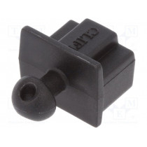 CP30291; Protection cap; Colour: black; Application: RJ45 sockets; CLIFF