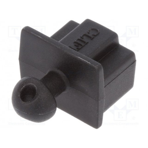 CP30291; Protection cap; Colour: black; Application: RJ45 sockets; CLIFF