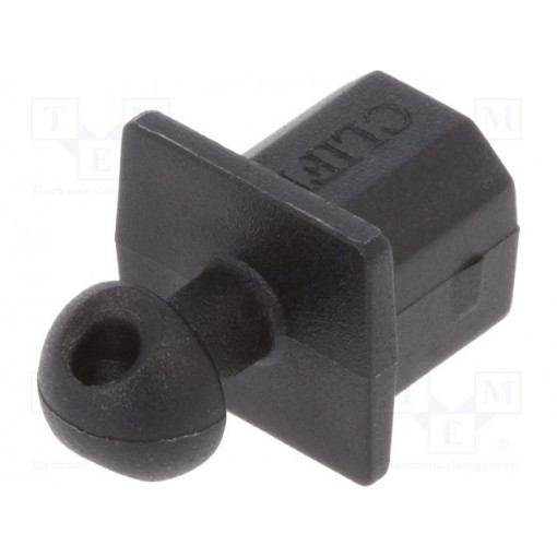 CP30293; Protection cap; USB 2.0; Application: USB B sockets; black; CLIFF