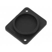 CP30300X; Protection cap; plain screw hole; black; plastic; D: 3mm; CLIFF