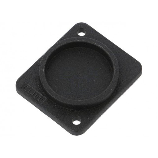 CP30300X; Protection cap; plain screw hole; black; plastic; D: 3mm; CLIFF