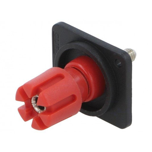 CP303011X; Terminal; loudspeaker; with 4mm transversal socket; 19x24mm; CLIFF