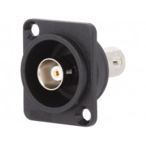 CP303090; Coupler; BNC socket,both sides; 50Ω; black; Series: FT; 19x24mm; CLIFF