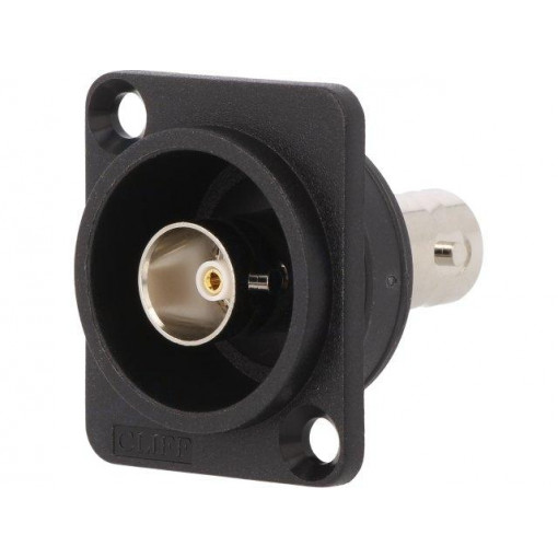 CP303095; Coupler; BNC socket,both sides; 75Ω; black; Series: FT; 19x24mm; CLIFF CP303095; Coupler; BNC socket,both sides; 75Ω; black; Series: FT; 19x24mm; CLIFF