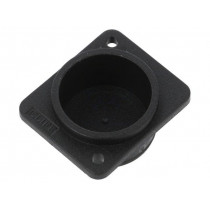 CP30400X; Protection cap; plain screw hole; black; plastic; D: 12mm; CLIFF